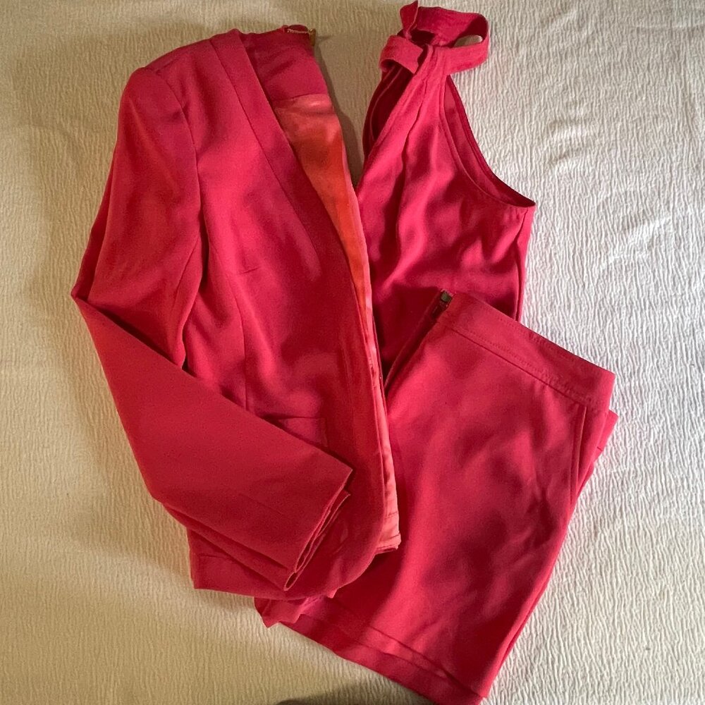 Trina Turk 3 Piece Set - Jacket, Shirt, and Shorts